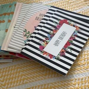 Assorted birthday cards